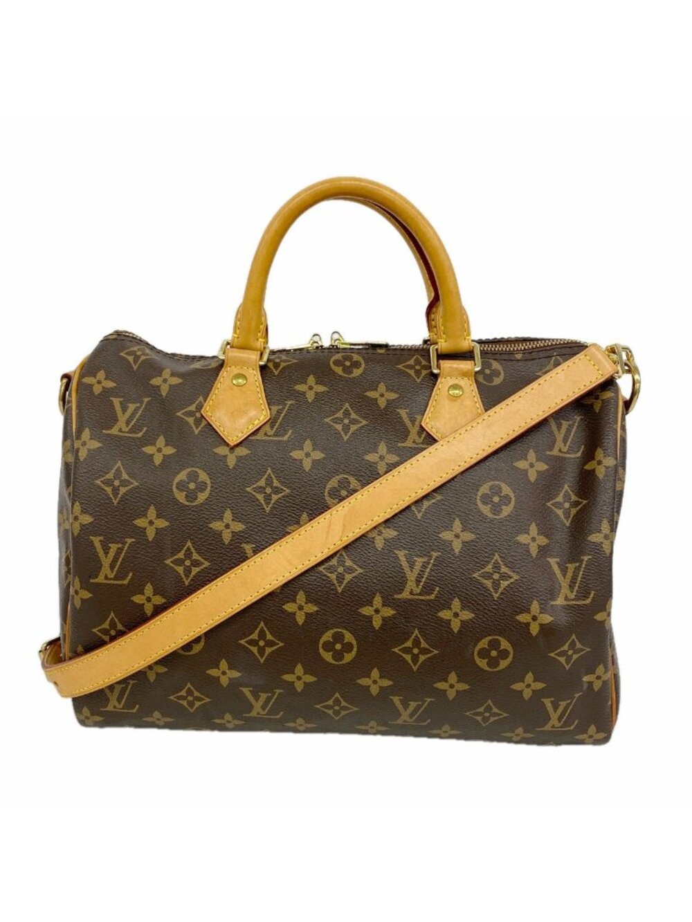 Louis Vuitton Handbag Monogram Speedy Bandouliere 30 Brown 2-Way Bag